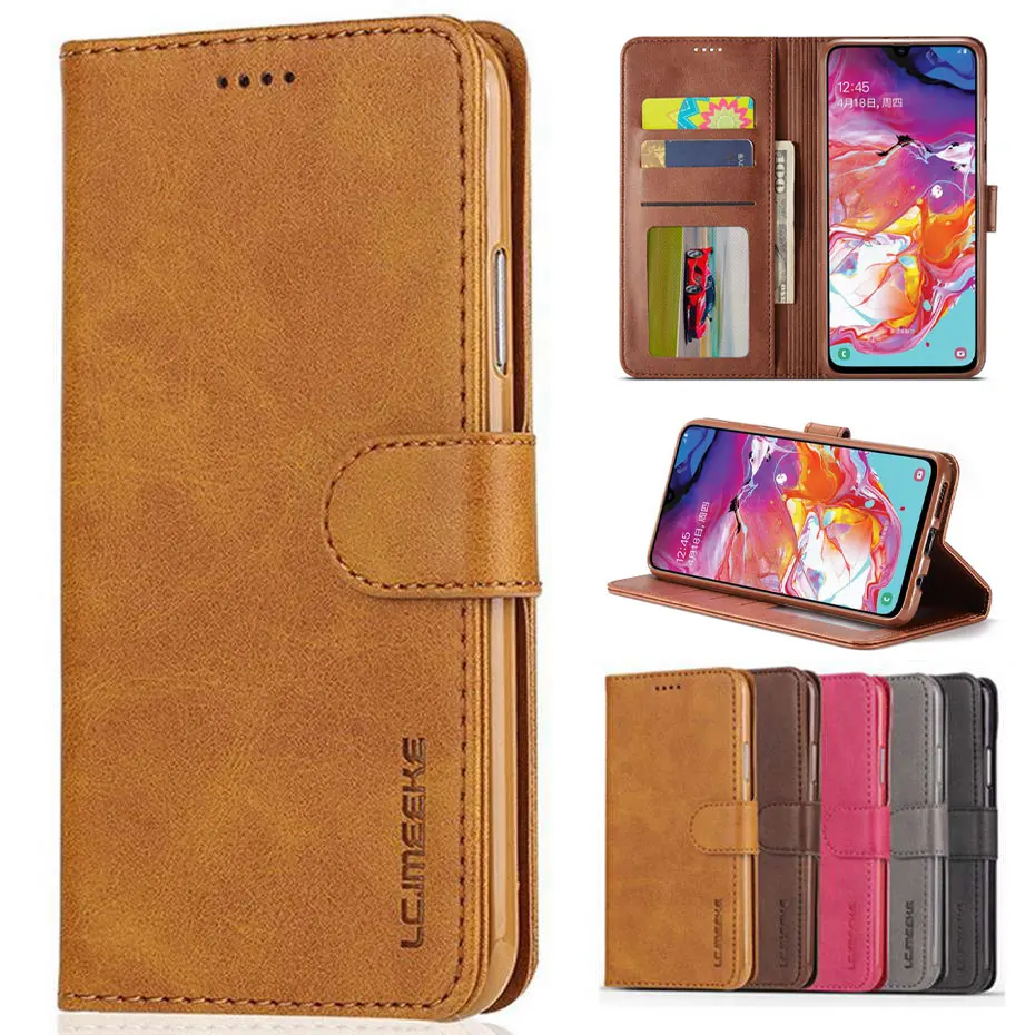 

Luxury Flip Case For Samsung Galaxy A10 A20 A30 A50 A60 A70 Wallet Cover Leather Case for Samsung Galaxy A50 A70 Cover Coque