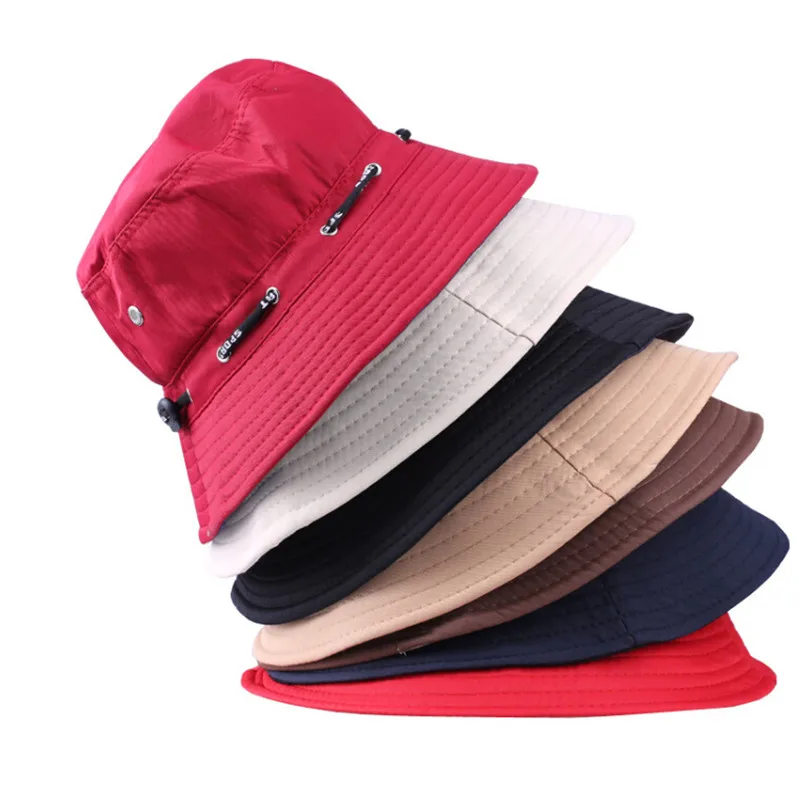 YSDNCHI Summer Style Bucket Hats Bob Fisherman Cap Mens Women Casual
