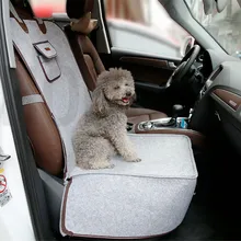 Автокресло для животных чехол щенок корзина анти-на плюшевой подкладке, автомобильная переноска для животных Собака Кот автомобильный усилитель открытый автокресло Pet защитная плёнка