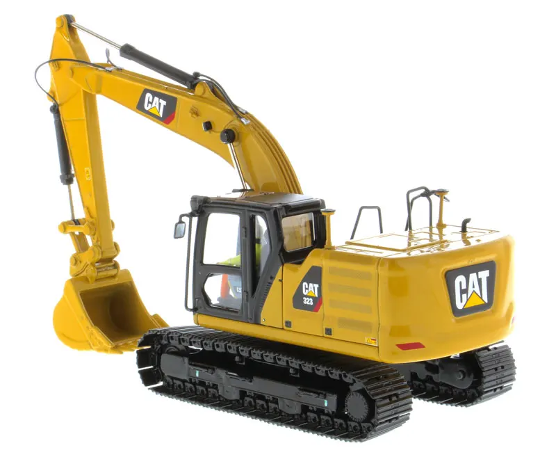 DM 1:50 гусеница Cat 323 гидравлический экскаватор машинное оборудование 85571 литая модель для сбора, украшения