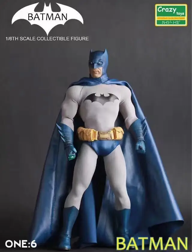 

Crazy Toys Blue Batman Collectible 1/6 Scale Limit Edition Action Figure New