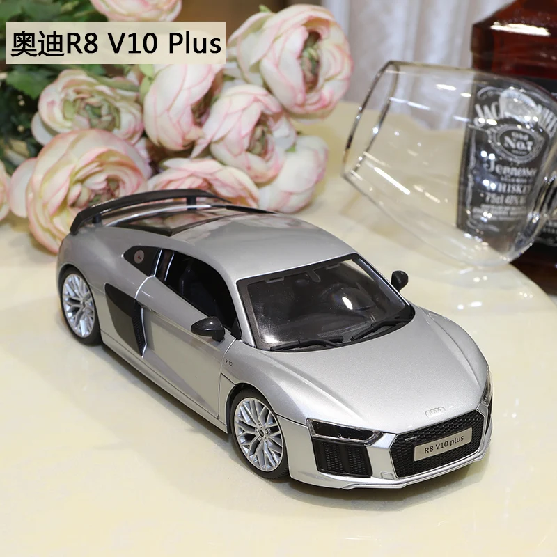 

Collectible 1:18 Die Cast Model Cars Alloy Vehicles Toys for Children sy2 1/18 Static Sports Car Audi R8 GT / V10 Boys Gift