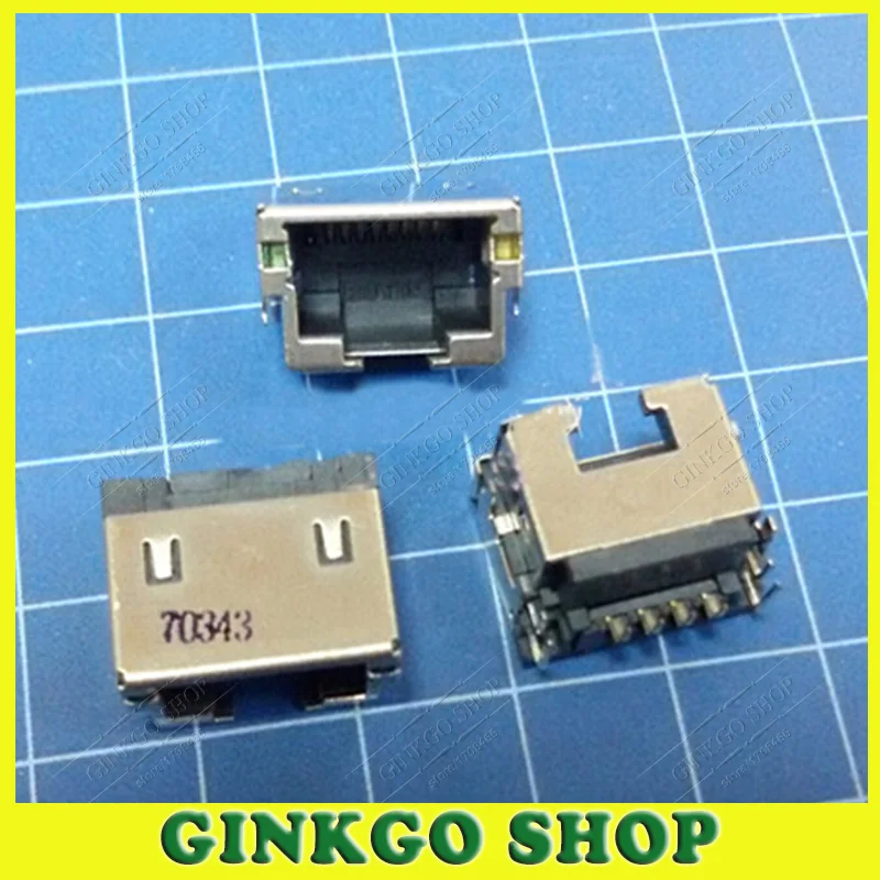 10 шт./лот разъем RJ45 для ноутбука гнездовой адаптера сетевой Lenovo E49 E49A E49L E49AL |