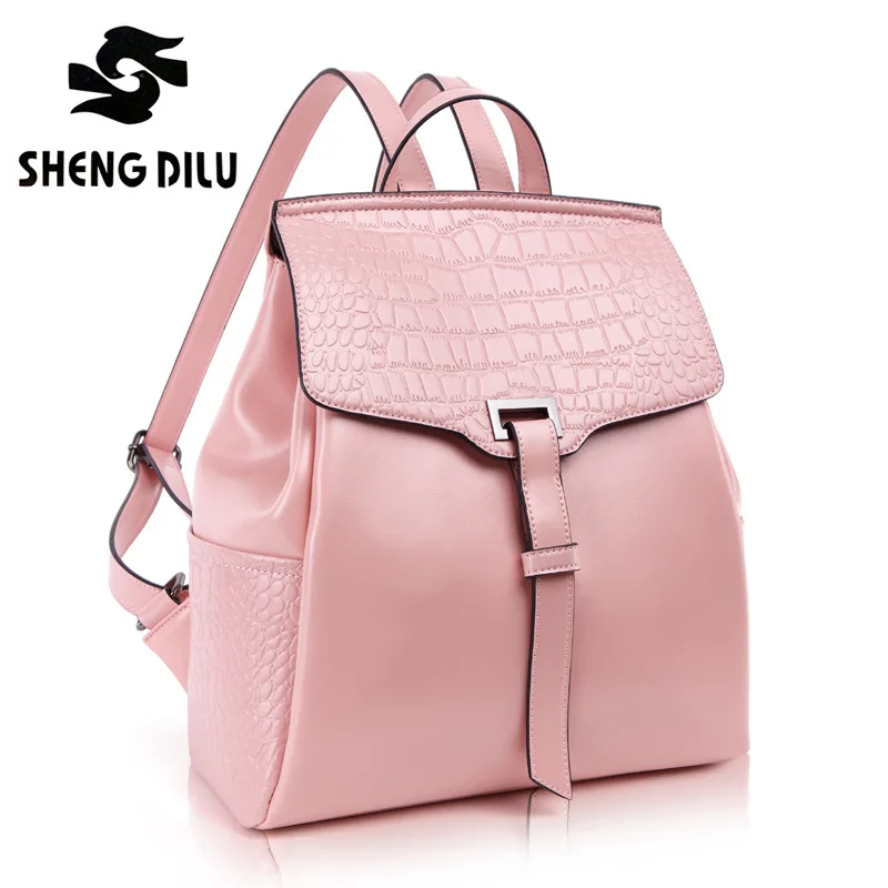 

013118 new hot women fashion leather backpack