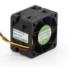 Sunon orginal PMD1204PQBX-A 4 cm 4028 12 v 6.8 w fãs de servidor de alta velocidade 40*40*28mm(China)