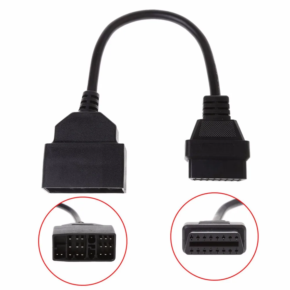 

OOTDTY New Arrival 20cm 22 Pin To 16 Pin Female OBD2 Cable Connector Adapter For Toyota Car Auto Diagnostic Tool