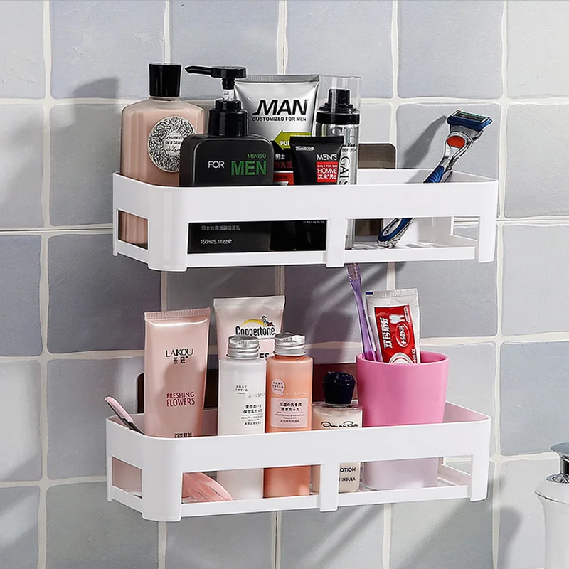 Bathroom wall shelf Kitchen Storage Shelf Organizer Toilet Bathroom