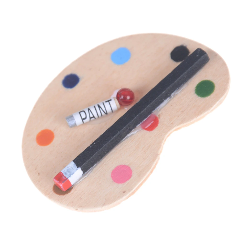 

Cute Handmade Mini Drawing Board Dollhouse Miniatures 1:12 Accessories DIY Miniature Doll House Furniture Drawing Board