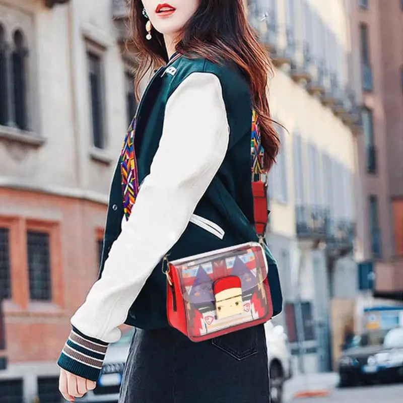 

Fashion Crossbody Bags for Women Shoulder Bag Summer Funny Mini Jelly Bag Transparent Handbags Messenger Clutch Totes for Women