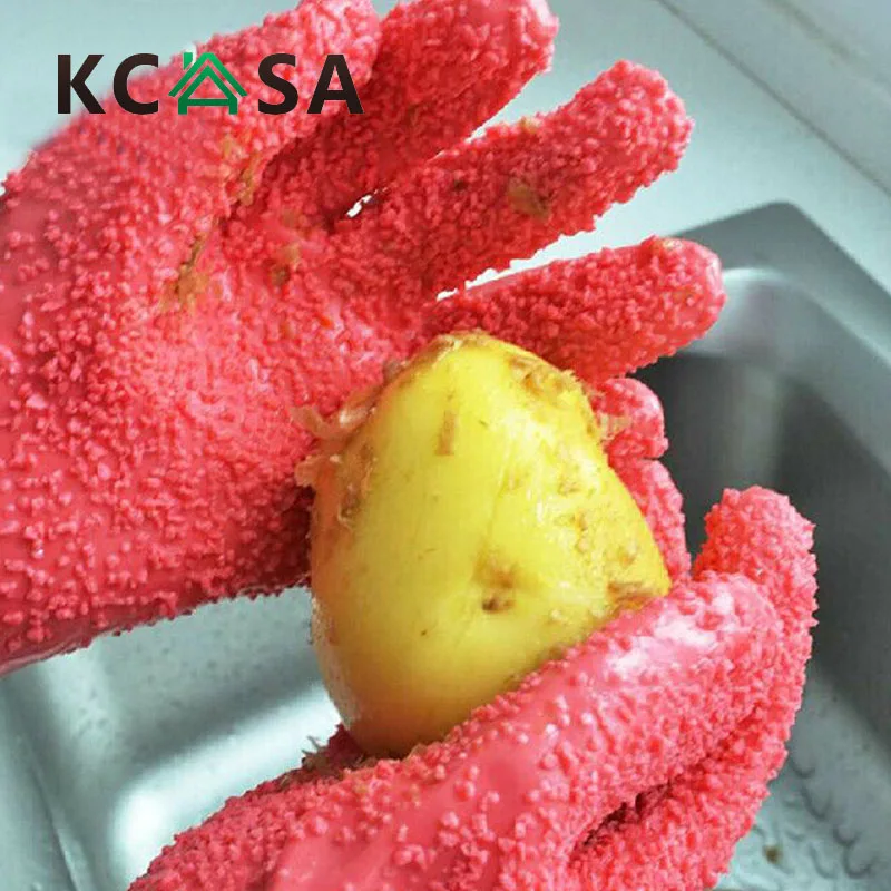 

1 Pair Peeling Potato Gloves Peel Vegetable Fish Scale Gloves Potato Peeler For Kitchen Tools gadget accessories