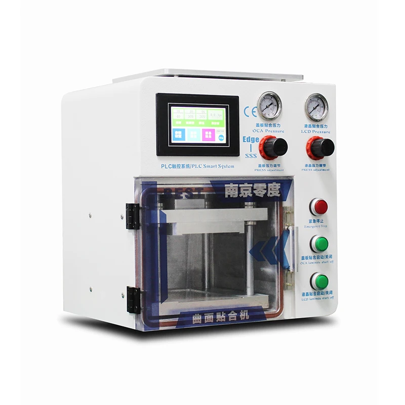  High Pressure Universal oca laminating machine LCD Laminator For Samsung Edge Curve Screen iPhone L