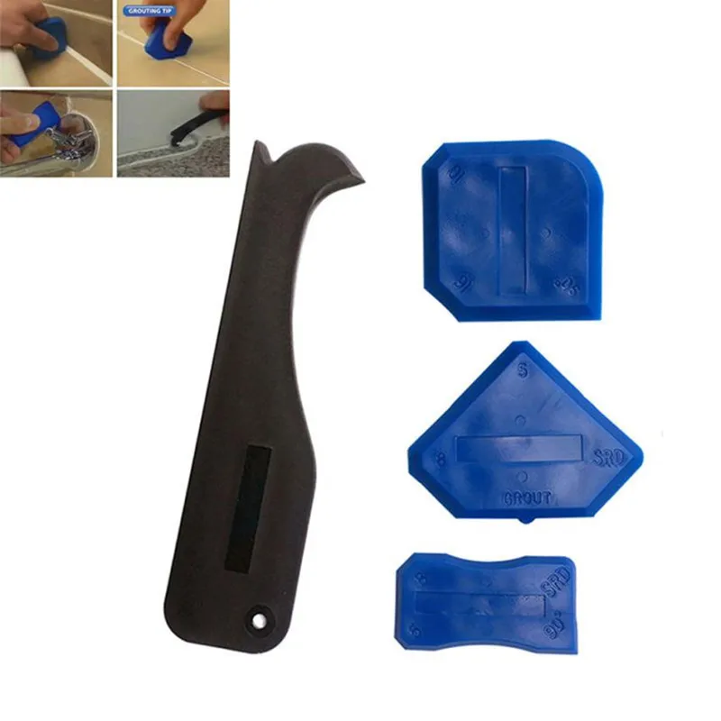 4pcs/Set Door Silicone Sealant Spreader Spatula Scraper Cement Caulk Removal Tool Kit Window Caulking Finishing Sealant Grout|Squeegees| - AliExpress