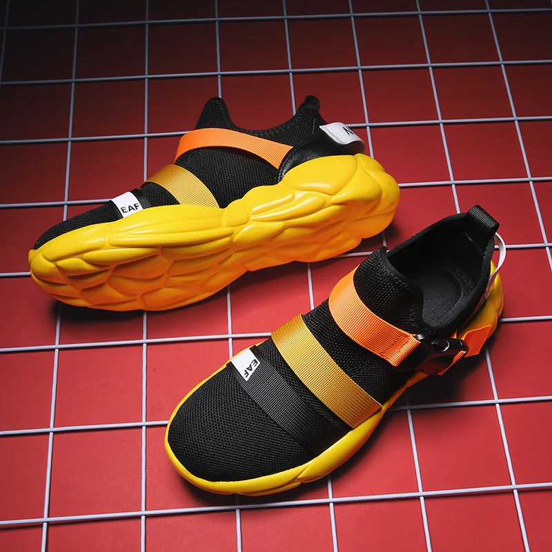 Hemmyi Zapatos De Hombre; сетчатые дышащие слипоны; мужская повседневная обувь; уличные кроссовки; обувь для тренировок; Прямая поставка