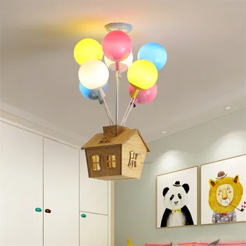

Modern LED Lighting Children Bedroom Balloon Decor Pendant Lamp Kindergarten Colorful Creative Pendant Lights Living Room Lamp