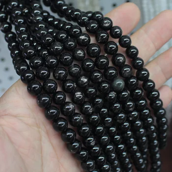 

8-9mm natural Hypersten / Hypersthene GEM stone beads natural stone beads DIY beads for jewelry making strand 15" wholesale !