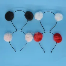 Girls Women Girls Prom Pom Ball Headbands Cheering Leader Hair Accessories Party Daily Wear