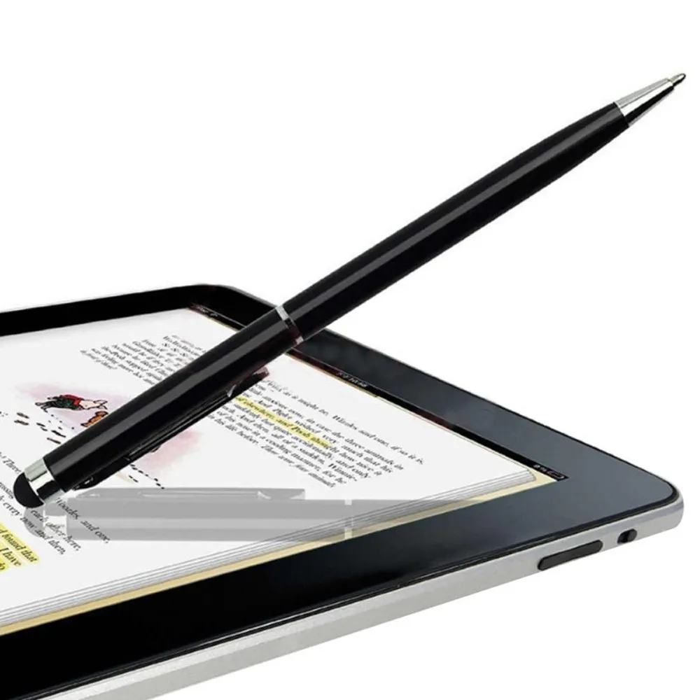 CAPRRIE 2 в 1 ручка для сенсорного экрана + Шариковая iPad iPhone планшета смартфона Прямая