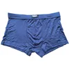 Mens Bamboo fiber Underwear Sexy Pure color Boxers Boxer shorts Mixed Color order ► Photo 2/2