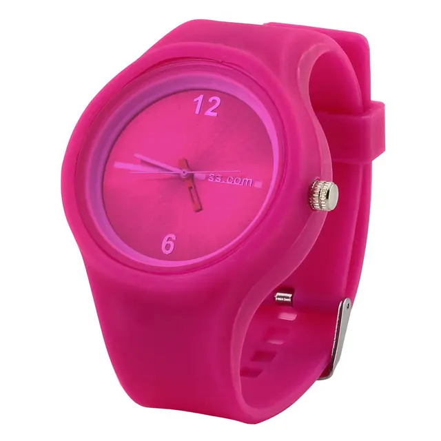 NEW Unisex Sports Candy Wrist Watch Creative Blue Rose Red Color Activity For Bo NEW Unisex Sports Candy Wrist Watch Creative Blue Rose Red Color Activity For Bo