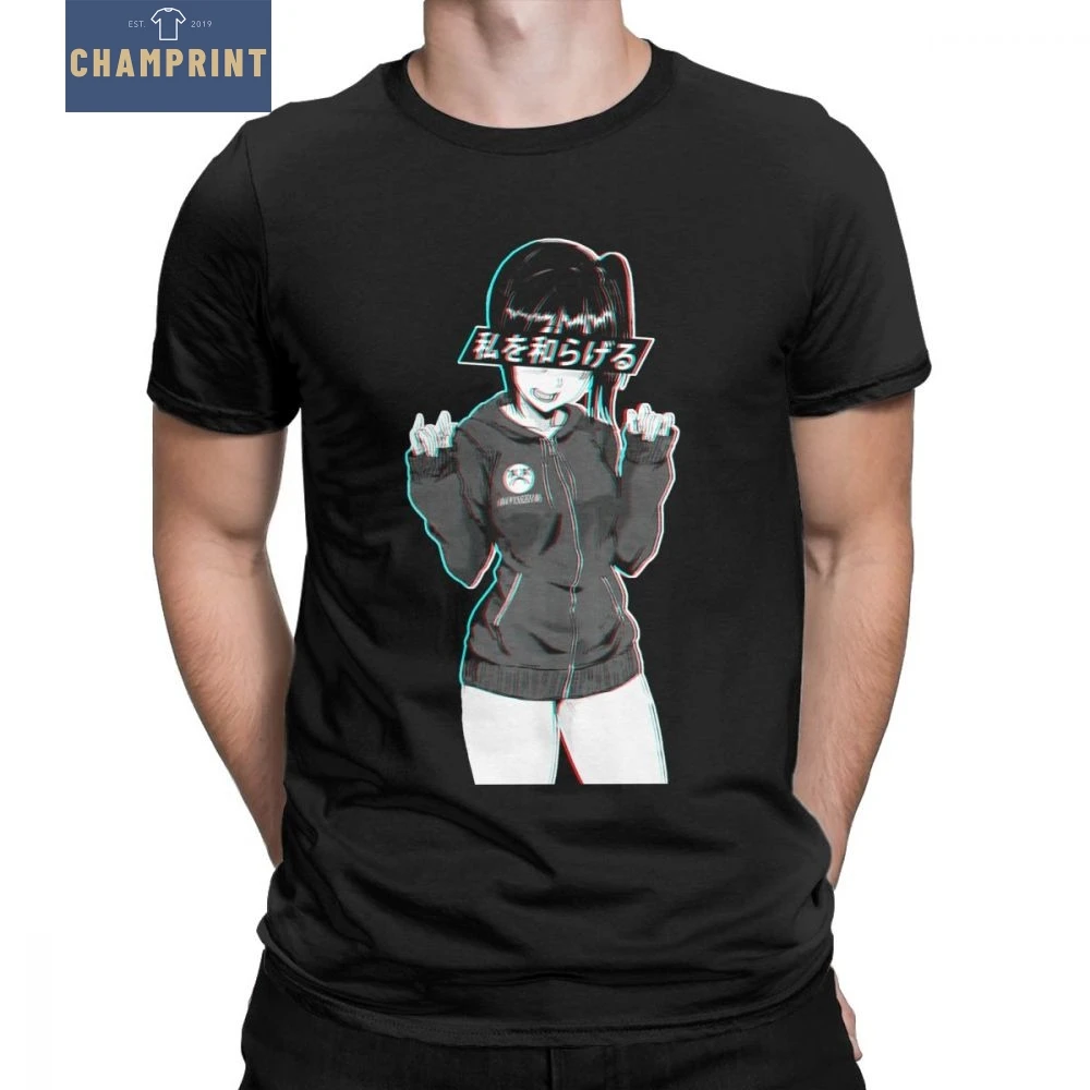 

Relife Sad Japanese T-Shirts Anime Aesthetic Men T Shirts Humor Purified Cotton Short Sleeves Tees Summer Style Clothes