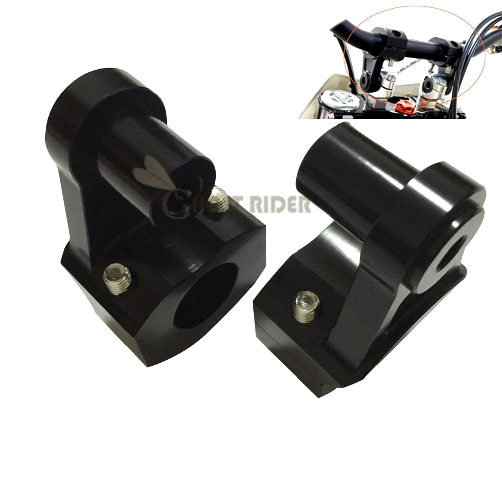

7/8" 22mm Universal Handlebar Riser Bars Clamp 1-1/8" 28mm for Yamaha R1 R3 R6 MT07 MT09 for Kawasaki NINJA 250R ZX6R For BMW