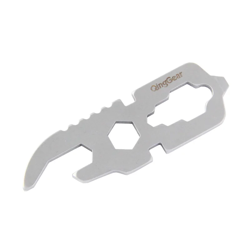 

QingGear Multifuctional Screwdriver Hex Wrench Spoke Wrench Bottle Opener EDC Pocket Tool