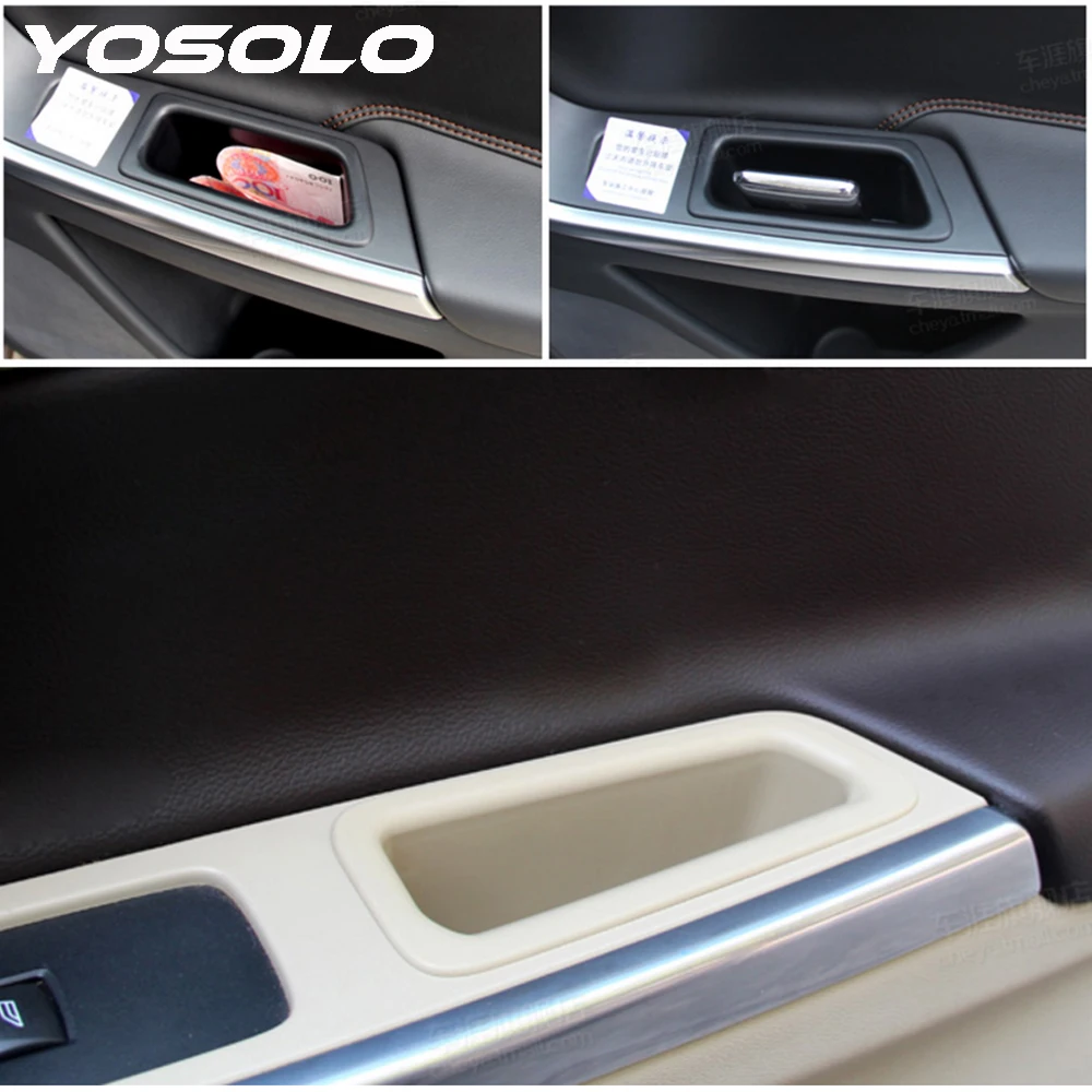 YOSOLO Door Storage Barrel Phone Holder Stand Car Storage Box Stowing Tidying Auto Car Organizer Container Box For Volvo xc60 YOSOLO Door Storage Barrel Phone Holder Stand Car Storage Box Stowing Tidying Auto Car Organizer Container Box For Volvo xc60