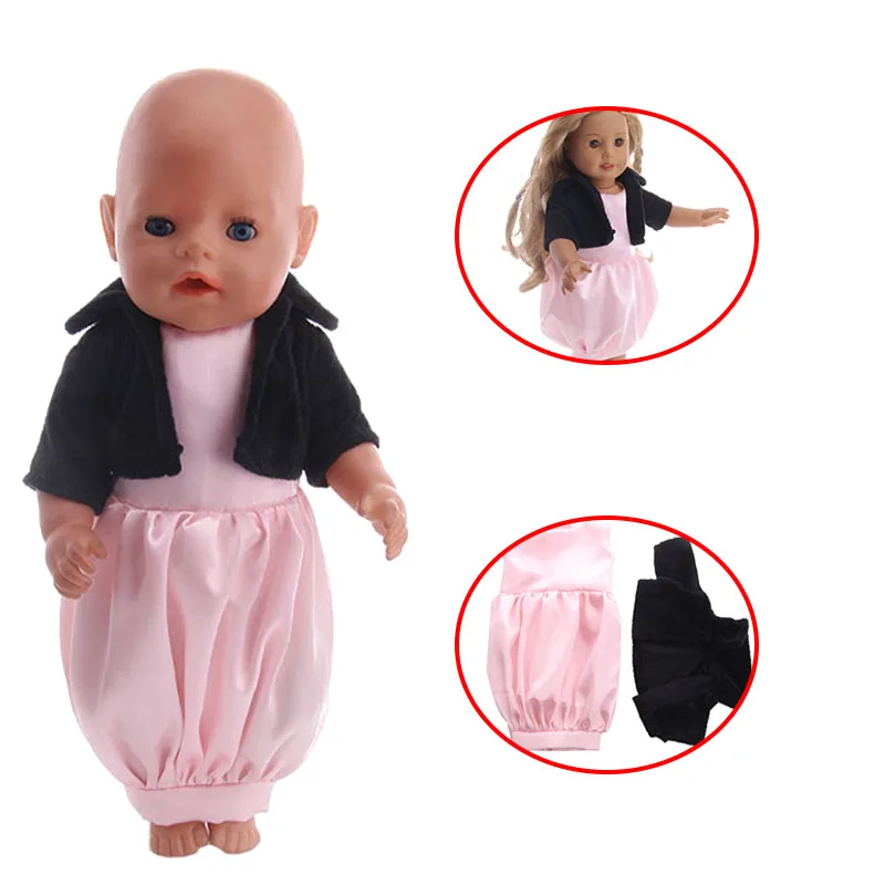 LuckDoll cute doll clothes accessories princess dress + Jacket fit 18