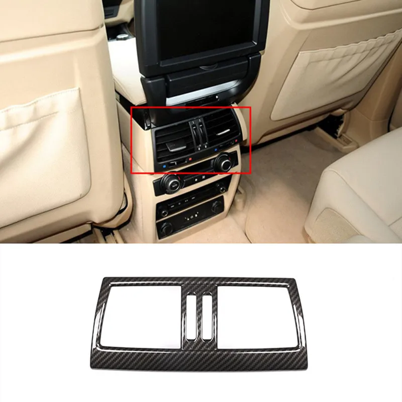 

Rear Air Conditioner Outlet Frame Decoration Cover Trim For BMW E70 E71 X5 X6 2008-2014 ABS Car Styling Interior Modified