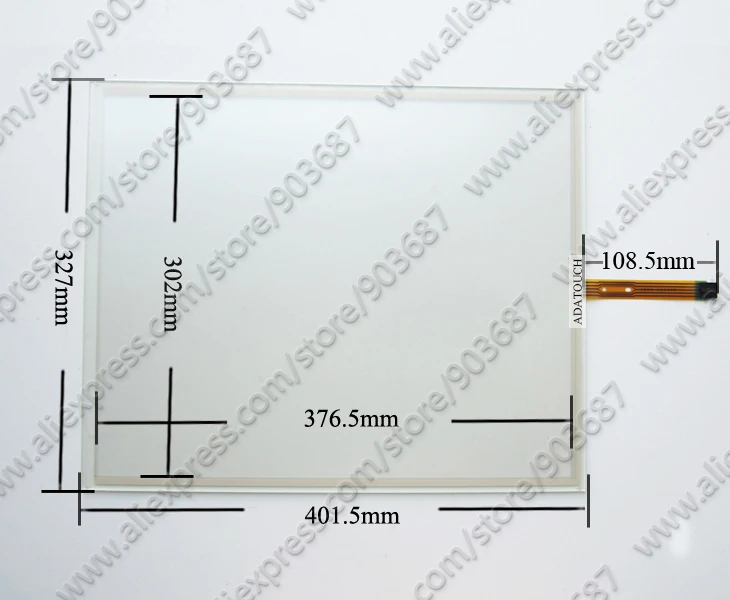 MP377-19 TOUCH dimensions