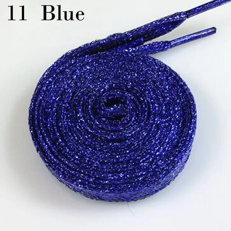 11 Blue Новинка 1,1 г. модные яркие кружевные крутые шнурки - Цвет: 11 Blue