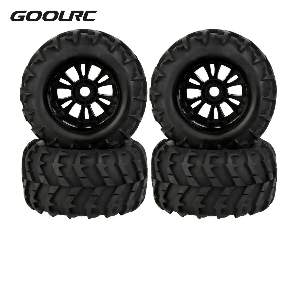 Колесные диски GoolRC 1/8 дюйма с ободом и шинами 2 шт. 810006 для радиоуправляемых