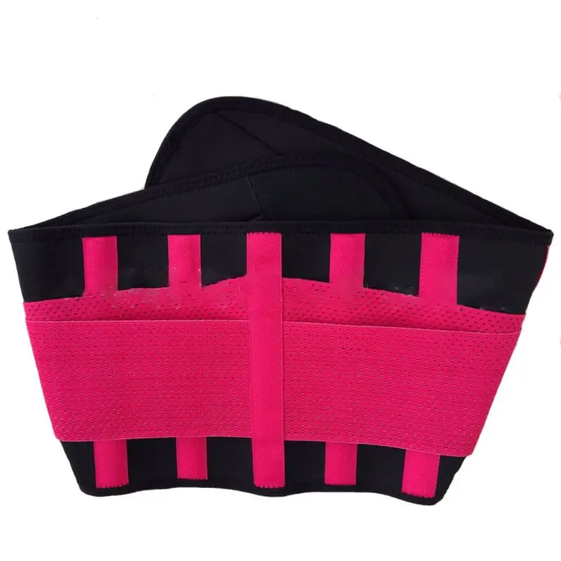 Hot Pink Для женщин корсет с функцией тренажера талии на животе продукты для похудения Body Shaper Спорт Пояс тренировки помощи тренажерный зал дома для каждодневных занятий спортом аксессуар - Цвет: Hot Pink