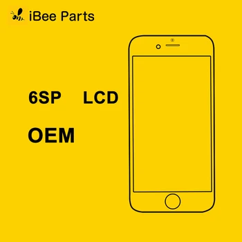 

iBee Parts 5PCS 100% Tested OEM LCD for iPhone 6s Plus Display Replacement screen + flex cable + backlight Free shipping