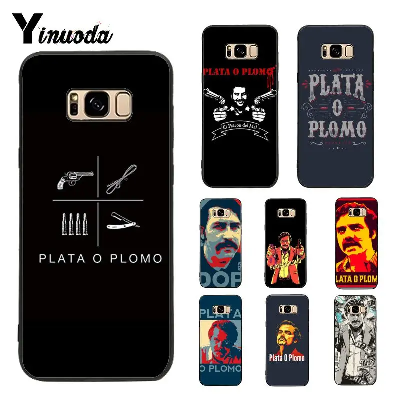 

Yinuoda Case for Galaxy S9 Lead Narcos Pablo Escobar Perfect Cool Soft Phone Case For Samsung Galaxy S4 S5 S6 S7 S8 S9 S6edge