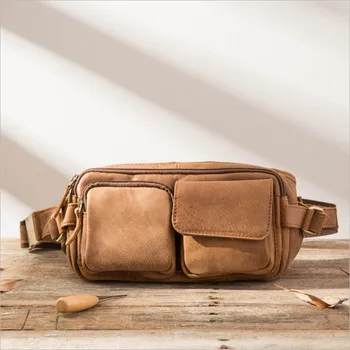 

ALAVCHNV original retro men's first layer leather shoulder Messenger bag new leather Messenger bag 2101