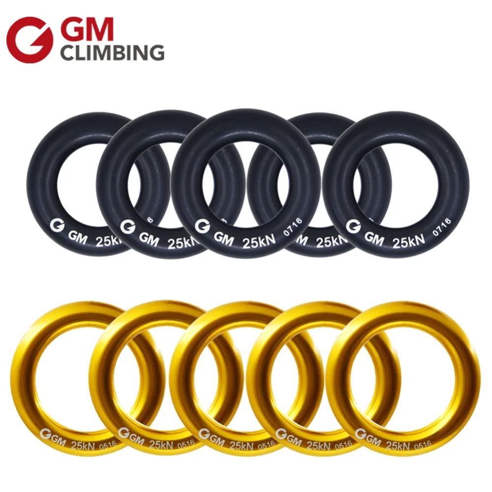 

25kN / 5600lbs Rock Climbing Rappel Ring Bail-Outs Rigging Descender Ring Hammock Anchor Connector Rope Access
