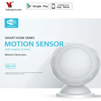 

Easy Independent installation Smart WiFi PIR Motion Sensor,Battery Operated