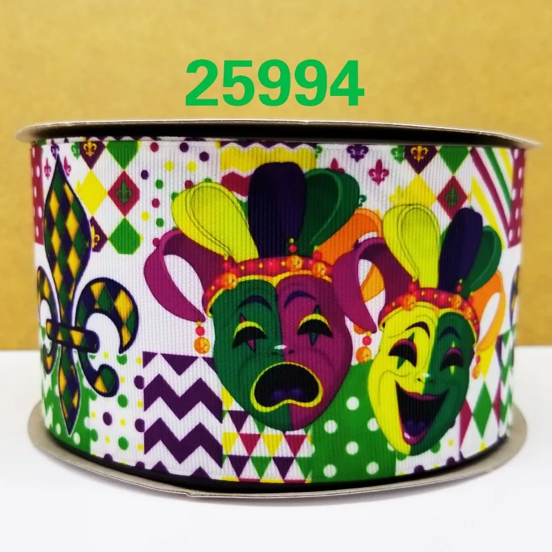50 ярдов мультфильм напечатанный grosgrain ленты 26058 - Цвет: 25994