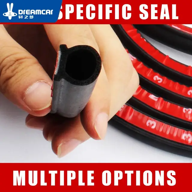 Car Accessories Car Rubber Seal Strip Anti Noise Auto Rubber Seals