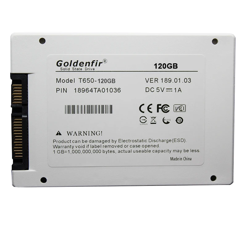 Goldenfir SATAII SSD 8GB 16GB 32GB 64GB SATAIII SSD 60G 120G 240G hd 1tb 360g 480g solid state hard disk 2.5 960g for Laptop