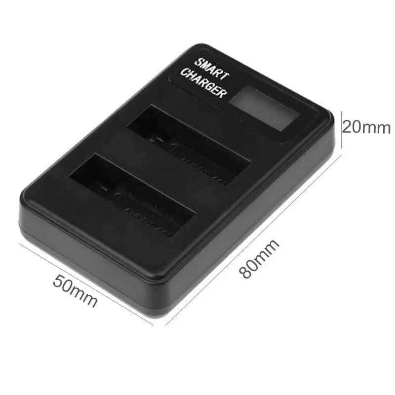 AHDBT-401 ЖК-дисплей двойной порт USB зарядное устройство для GoPro Hero 4 экшн-камеры