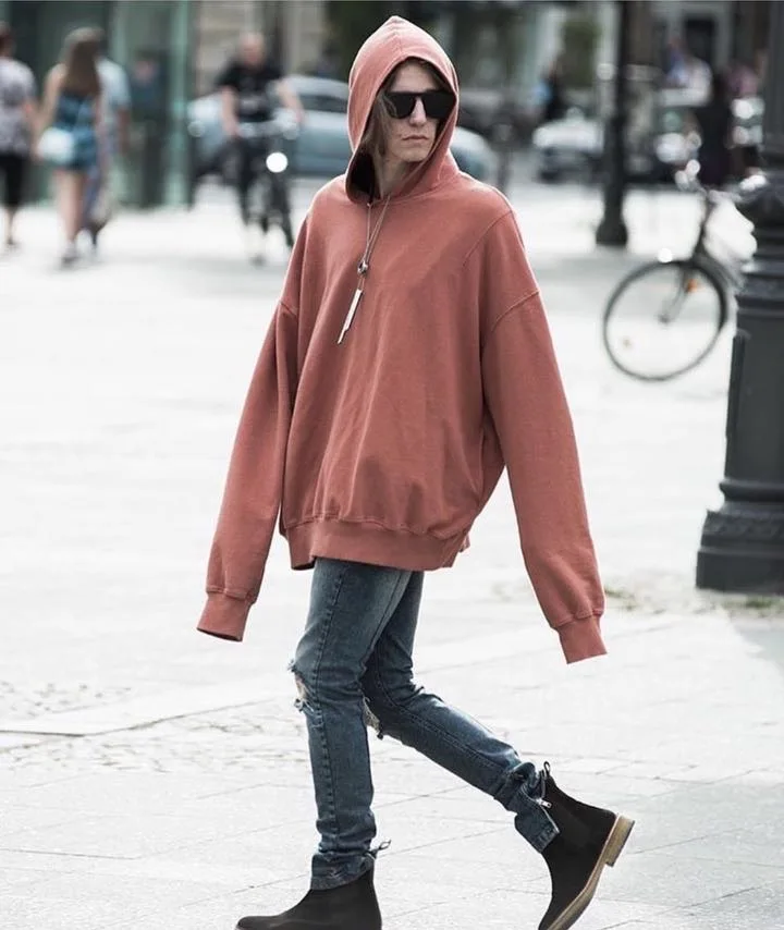 Beige Sweatshirt Yeezy Oversized Yeezy Zip Up Yeezy Season - Main Image