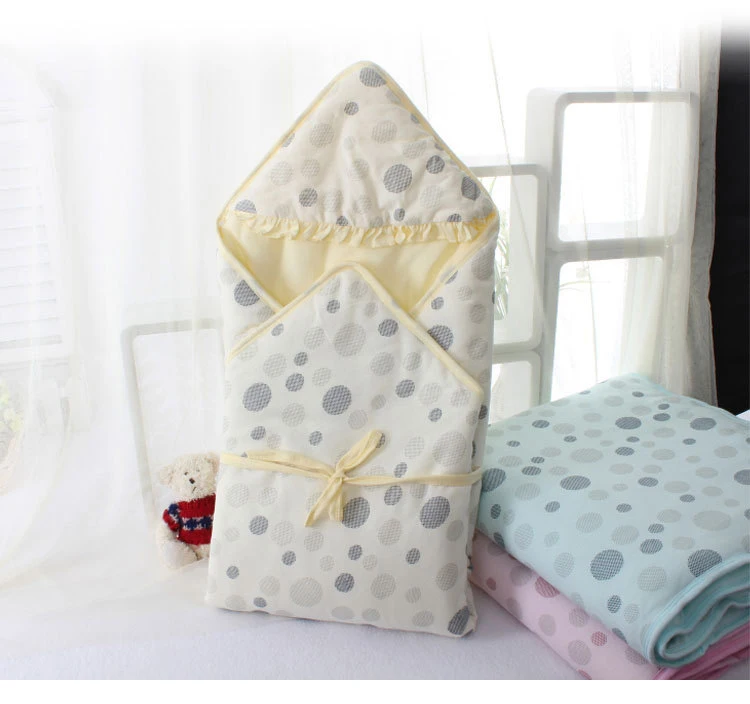 Осеннее детское одеяло-конверт для новорожденных от 0 до 12 месяцев, зимнее одеяло для пеленания, милые спальные мешки, постельные принадлежности для мам и детей - Цвет: Цвет: желтый