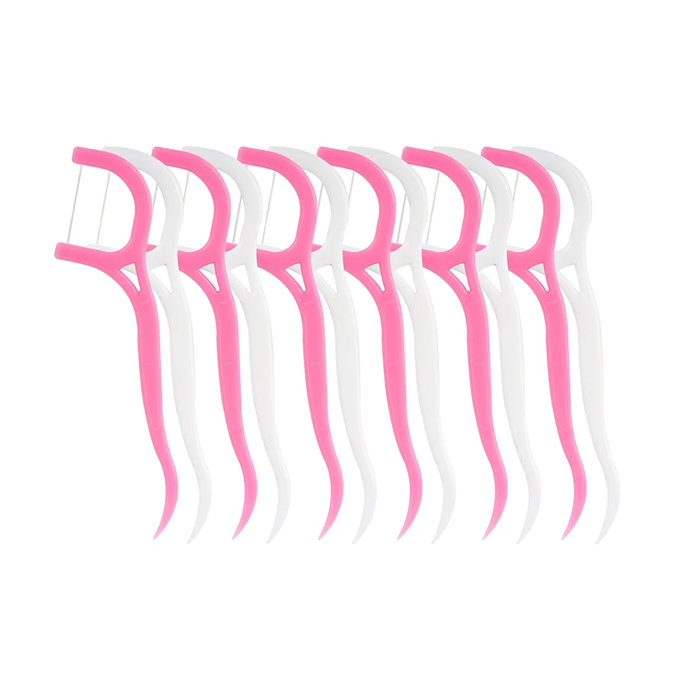 250pcs Dental Floss Interdental Brush Teeth Stick Tooth Picks