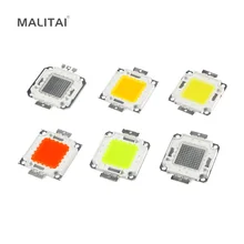 10 Вт, 20 Вт, 30 Вт, 50 Вт, 100 Вт, высокомощный Интегрированный Светодиодный светильник, SMD лампа для прожектора, точечный светильник, теплый белый/красный/зеленый/синий/RGB