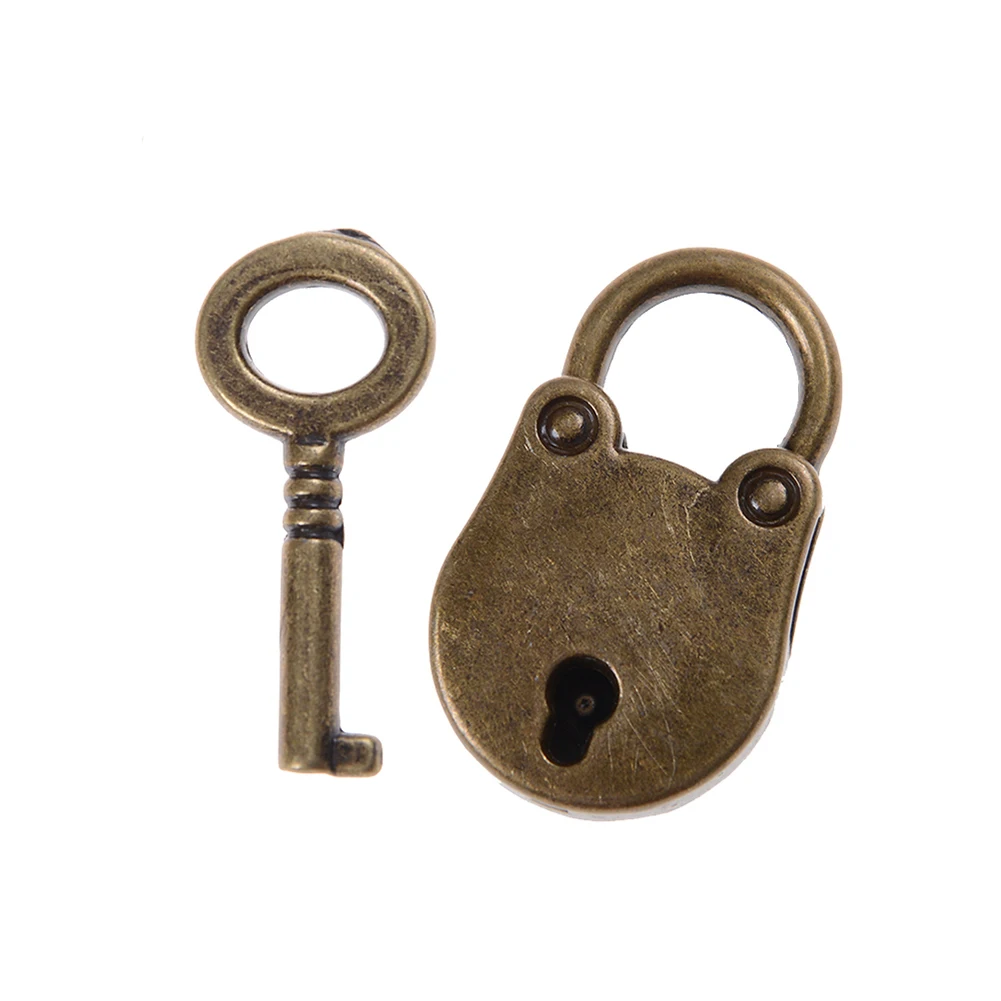 Hot Sell Old Vintage Antique Style Mini Padlocks Key Lock With key TS 
