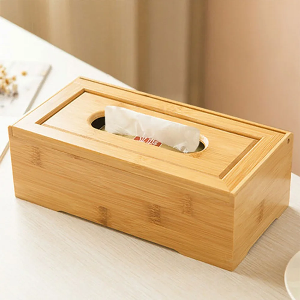 الحديثة المنزلية الأنسجة مربع على طاولة شاي الإبداعية الخيزران خشبية ورقة منشفة الحديثة الحد الأدنى مربع المعيشة غرفة نوم نهاية الجداول