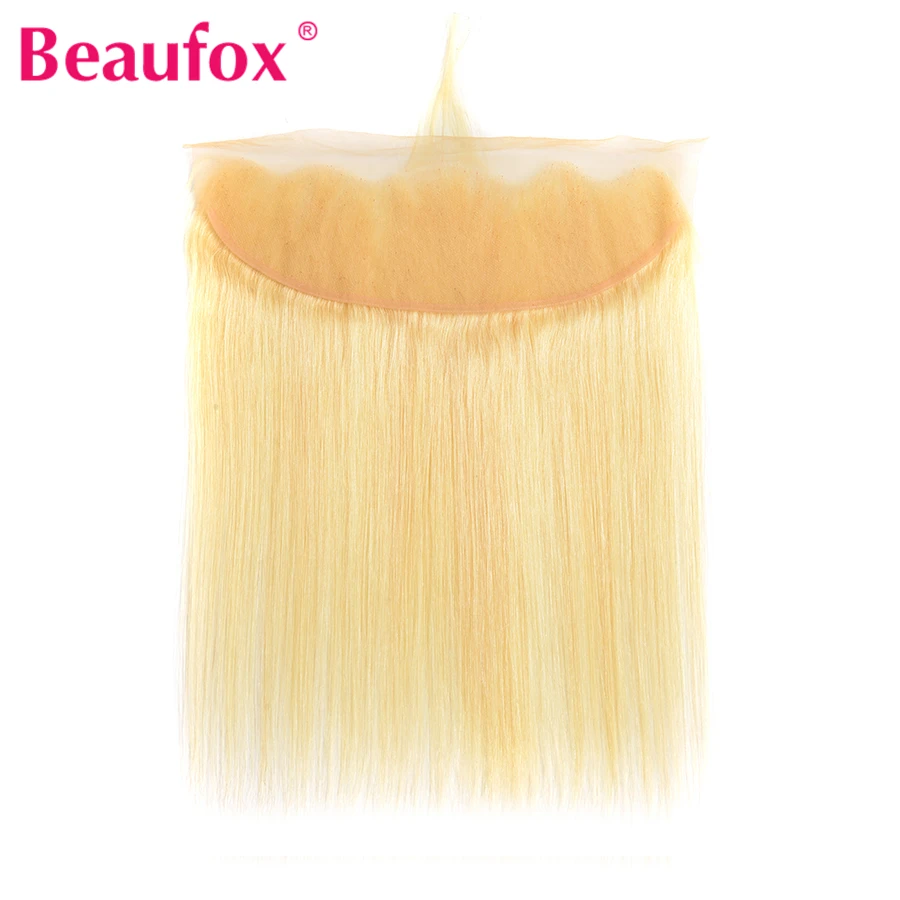Beaufox 613 Blonde Bundles With Frontal Closure Peruvian Straight Human Hair 3 Bundles With Closure 13*4 Lace Frontal Remy Hair Beaufox 613 Blonde Bundles With Frontal Closure Peruvian Straight Human Hair 3 Bundles With Closure 13*4 Lace Frontal Remy Hair