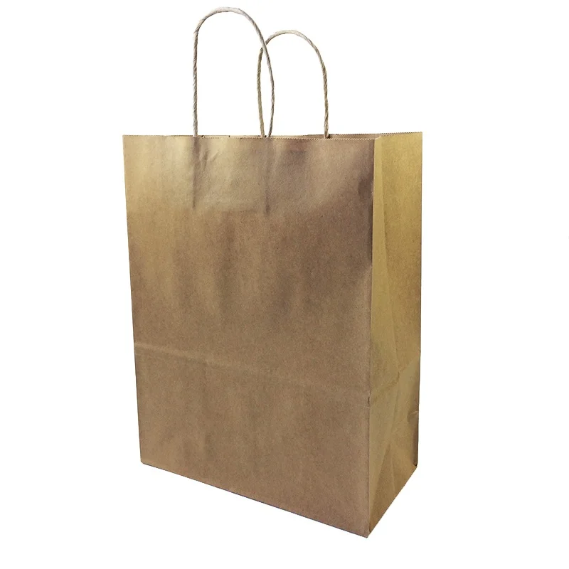 10 шт/партия подарочные бумажные пакеты с ручками 33*25*12 см вертикальные Multifuntion экологически чистые вечерние подарочные бумажный пакет, для упаковки мешков